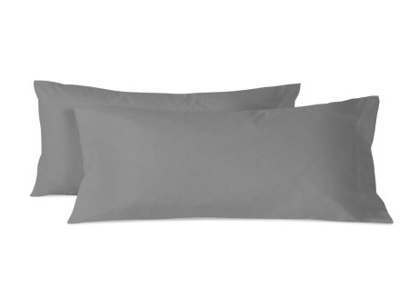 Pillowcase HappyFriday BASIC Beige 45 x 110 cm (2 Units) Discount