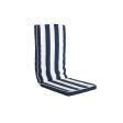 Cushion DKD Home Decor White Navy Blue Stripes 42 x 4 x 115 cm For Discount