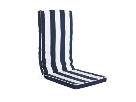 Cushion DKD Home Decor White Navy Blue Stripes 42 x 4 x 115 cm For Discount