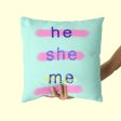 Cushion cover HappyFriday Aware Me Multicolour 50 x 50 cm 2 Pieces Cheap