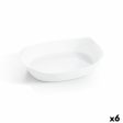 Serving Platter Luminarc Smart Cuisine Rectangular White Glass 30 x 22 cm (6 Units) Discount