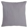 Cushion Grey 60 x 60 cm Squared Cheap