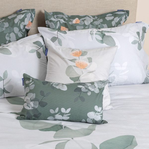 Cushion cover HappyFriday Blanc Corymbia  Multicolour 2 Pieces For Cheap