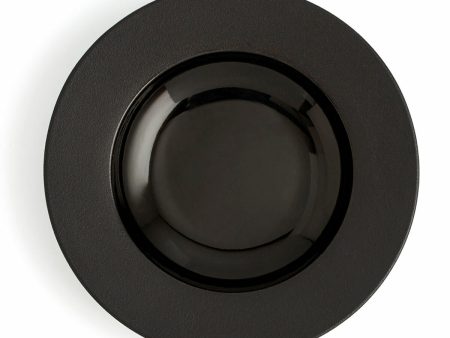 Deep Plate Ariane Antracita Black Ceramic Ø 26 cm (6 Units) Online Hot Sale