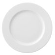 Flat Plate Ariane Prime White Ceramic Ø 17 cm (12 Units) Online Sale