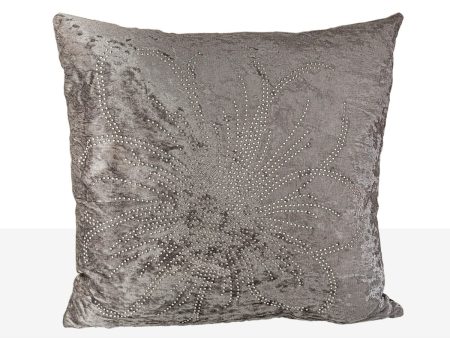 Cushion Romimex Silver 45 x 45 x 10 cm Sale