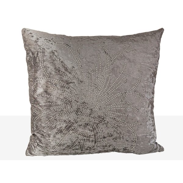 Cushion Romimex Silver 45 x 45 x 10 cm Sale