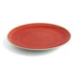 Flat plate Ariane Terra Ceramic Red (Ø 31 cm) (6 Units) For Sale