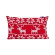 Cushion cover HappyFriday XMAS Multicolour 50 x 30 cm For Discount