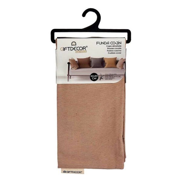 Cushion cover 60 x 0,5 x 60 cm Brown (12 Units) Online Hot Sale