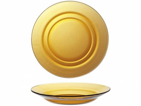 Deep Plate Duralex Lys Amber ø 23 x 3,5 cm Hot on Sale