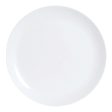 Flat plate Luminarc Diwali White Glass (25 cm) (24 Units) Online Sale