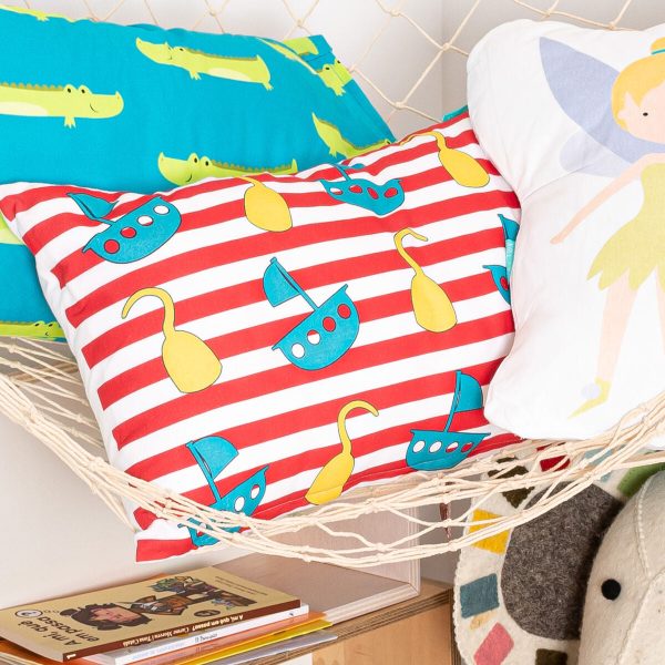 Cushion cover HappyFriday Mr Fox Flying Boy Multicolour 50 x 30 cm Online Hot Sale