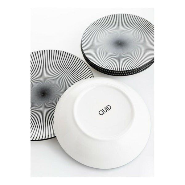 Tableware Quid Miami Black Ceramic For Sale