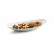 Serving Platter Quid Gastro Ceramic White (39,5 x 19 x 8 cm) (4 Units) Hot on Sale