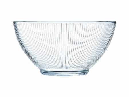 Bowl Luminarc Stripy Breakfast Transparent Glass (500 ml) (6 Units) Supply