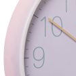 Wall Clock Alexandra House Living Pink Acrylic Plastic 38 x 5 x 38 cm For Sale