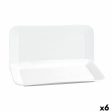 Serving Platter Quid Basic Rectangular Ceramic White (25,9 x 15 cm) (6 Units) Online now