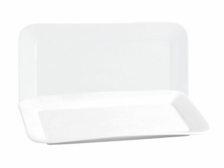 Serving Platter Quid Basic Rectangular Ceramic White (25,9 x 15 cm) (6 Units) Online now