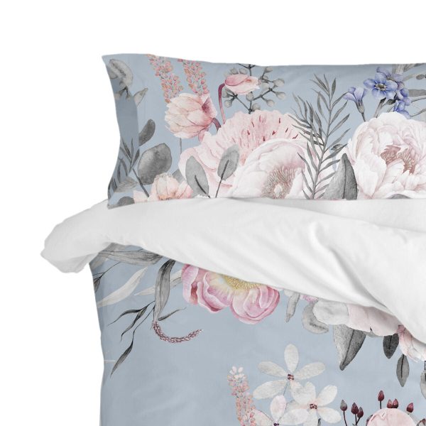 Pillowcase HappyFriday Soft bouquet Multicolour 45 x 110 cm For Sale