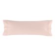 Pillowcase HappyFriday BASIC Light Pink 45 x 110 cm For Discount