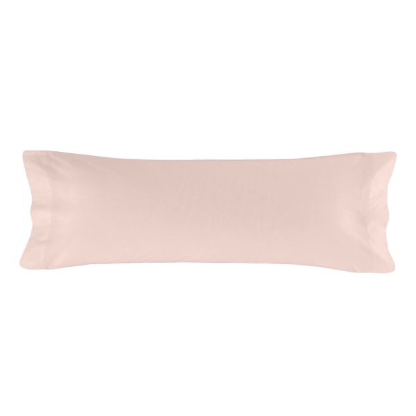 Pillowcase HappyFriday BASIC Light Pink 45 x 110 cm For Discount