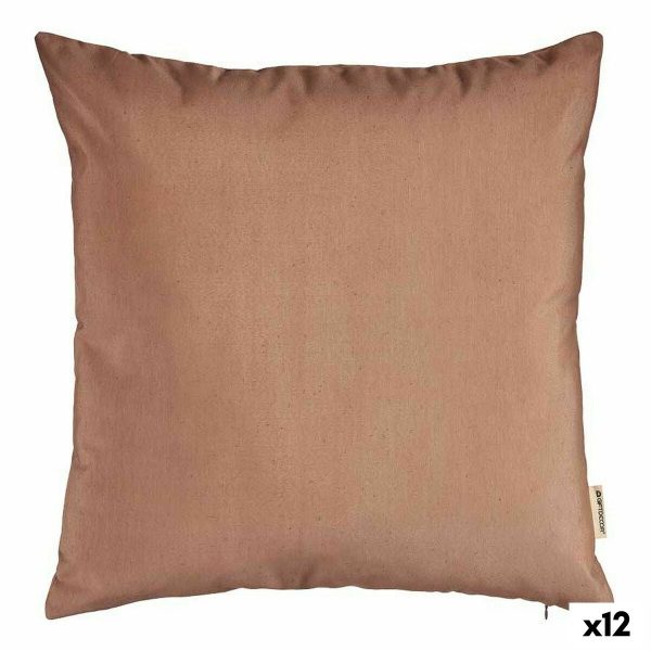 Cushion cover 60 x 0,5 x 60 cm Brown (12 Units) Online Hot Sale