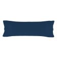 Pillowcase HappyFriday BASIC Navy Blue 45 x 155 cm Hot on Sale