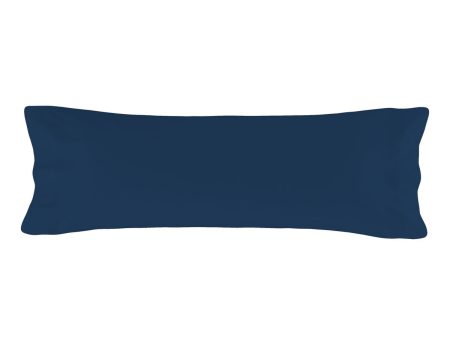 Pillowcase HappyFriday BASIC Navy Blue 45 x 155 cm Hot on Sale