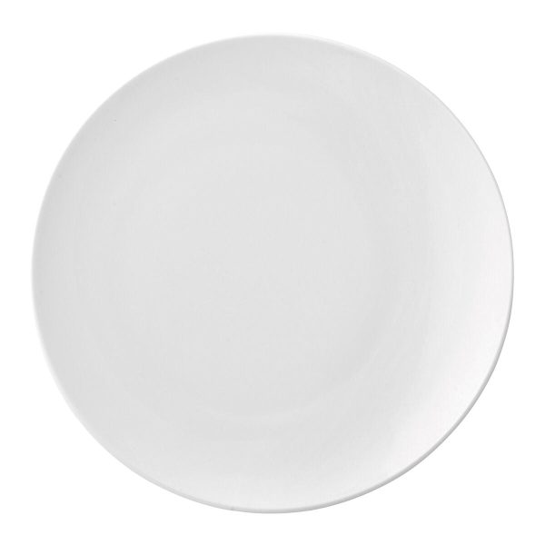 Flat plate Ariane Vital Coupe Ceramic White (24 cm) (6 Units) Sale