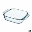 Serving Platter Pyrex Irresistible Squared Transparent Glass 6 Units 29,2 x 22,7 x 6,8 cm Discount