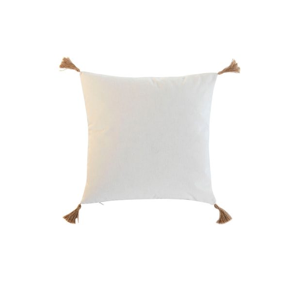 Cushion Home ESPRIT Beige Natural Boho 45 x 5 x 45 cm For Sale