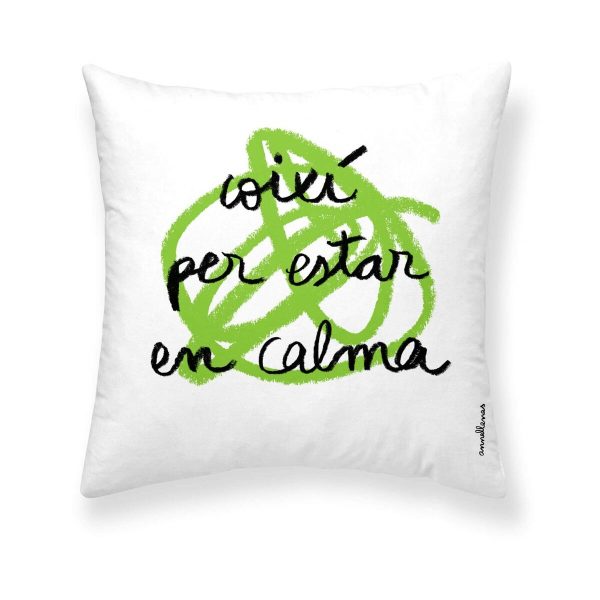 Cushion cover Decolores Calma Multicolour 50 x 50 cm Cotton Catalan For Discount