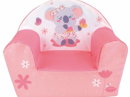 Armchair Fun House CALLY MIMI KOALA Pink Foam 42 x 52 x 33 cm Discount