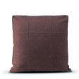 Cushion cover HappyFriday HF Living Square Felt Burgundy 50 x 50 cm For Discount