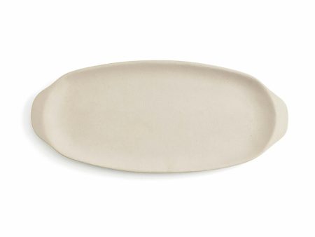 Snack tray Quid Mineral Gres Beige Ceramic 13 x 30,5 cm (8 Units) on Sale