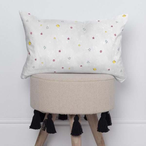 Cushion cover HappyFriday Le Petit Prince Univers  Multicolour 50 x 30 cm For Cheap