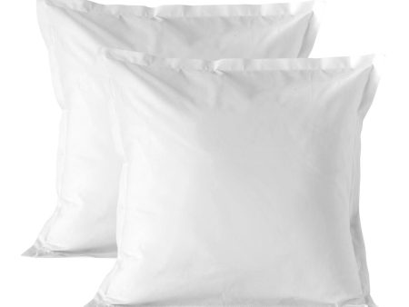 Pillowcase HappyFriday BASIC White 60 x 60 cm (2 Units) For Cheap