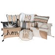 Cushion Home ESPRIT Beige Natural Boho 45 x 5 x 45 cm For Sale