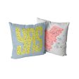 Cushion cover HappyFriday Aware Yas Multicolour 50 x 50 cm 2 Pieces Online now