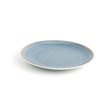 Flat Plate Ariane Terra Blue Ceramic Ø 21 cm (12 Units) For Sale