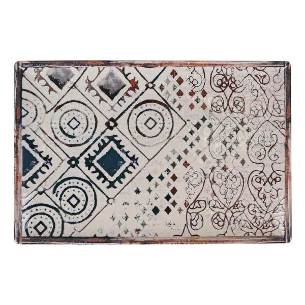 Serving Platter La Mediterránea Grecia Porcelain Rectangular 30 x 20 x 2,5 cm (6 Units) Fashion