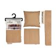 Cushion cover Beige (45 x 0,5 x 45 cm) (12 Units) Fashion