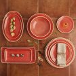 Flat plate Ariane Terra Ceramic Red (Ø 27 cm) (6 Units) Discount