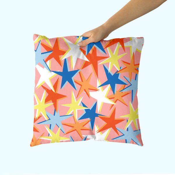 Cushion cover HappyFriday Aware Do it  Multicolour 50 x 50 cm 2 Pieces For Cheap