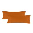 Pillowcase HappyFriday BASIC Terracotta 45 x 110 cm (2 Units) Online