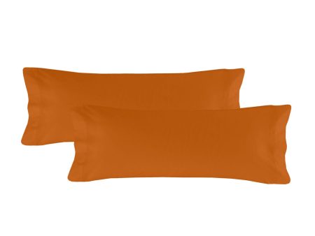 Pillowcase HappyFriday BASIC Terracotta 45 x 110 cm (2 Units) Online