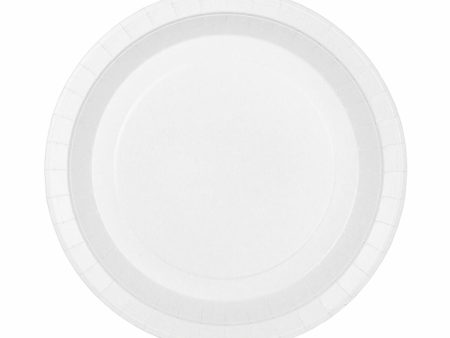 Plate set Algon Disposable Cardboard White 20 Pieces 17 cm (18 Units) Online