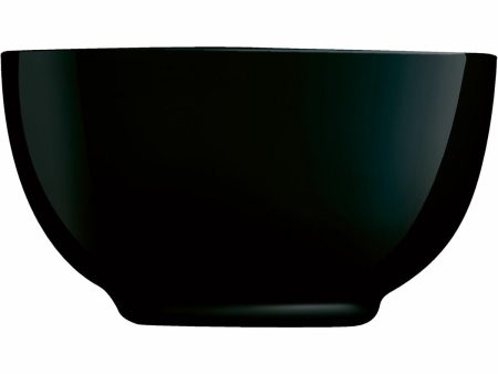 Bowl Luminarc Diwali Noir Black Glass Tempered glass 14,5 cm (24 Units) Online Sale