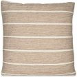 Cushion Stripes Brown Grey 45 x 12 x 45 cm (12 Units) For Sale